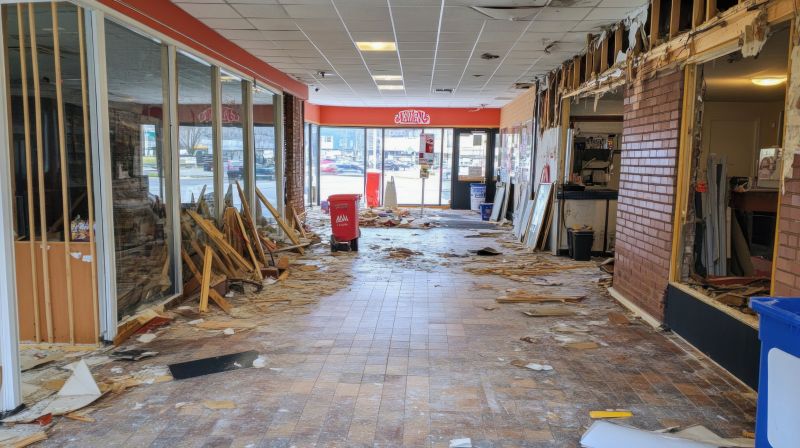 Hardwood Floor Demolition detail