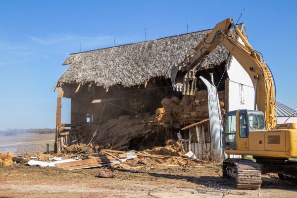 Barn Demolition in Greenfield
