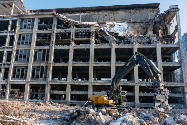 Commercial Building Demolition in Greenfield